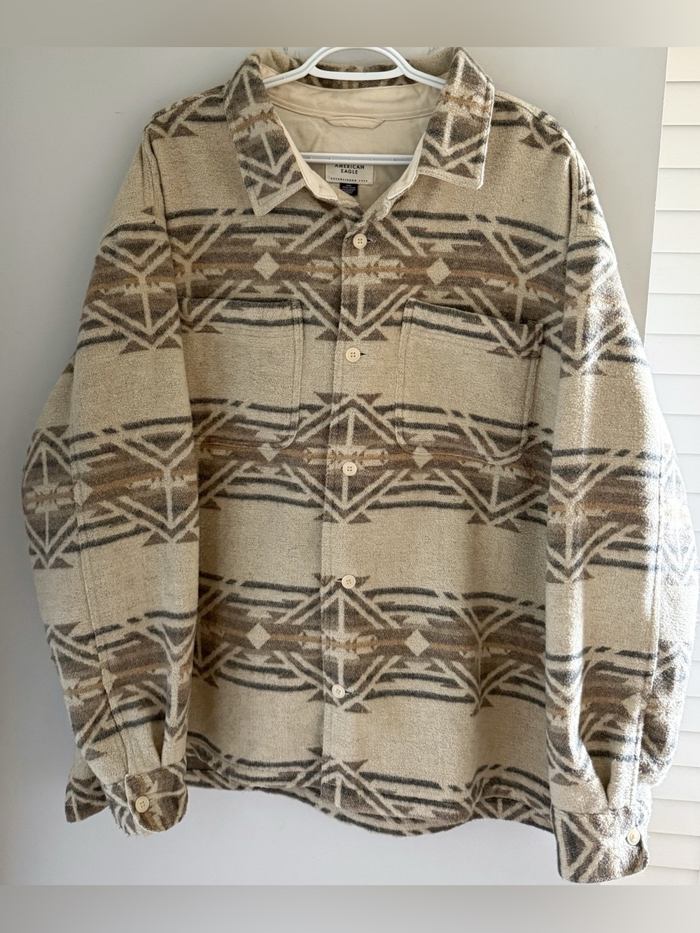 American Eagle Aztec Shacket XXXL